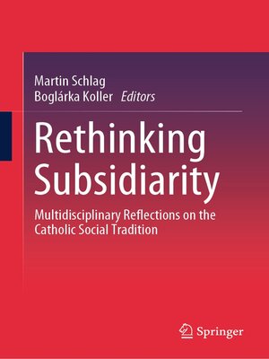 cover image of Rethinking Subsidiarity